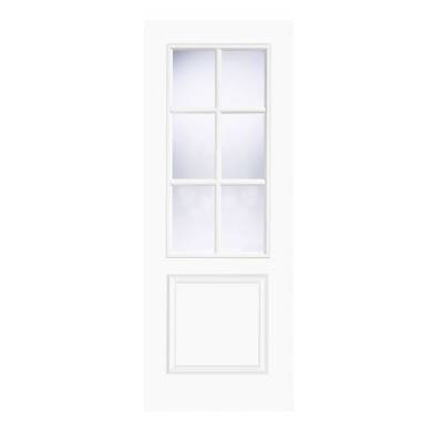 White Moulded Smooth Berlin Glazed 6L Internal Wooden Timber...